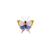 WANDDEKO Sanfte Flügelpracht 6/15 cm - Multicolor, Wellpappe (6/15/14cm) - KUNSTLOFT