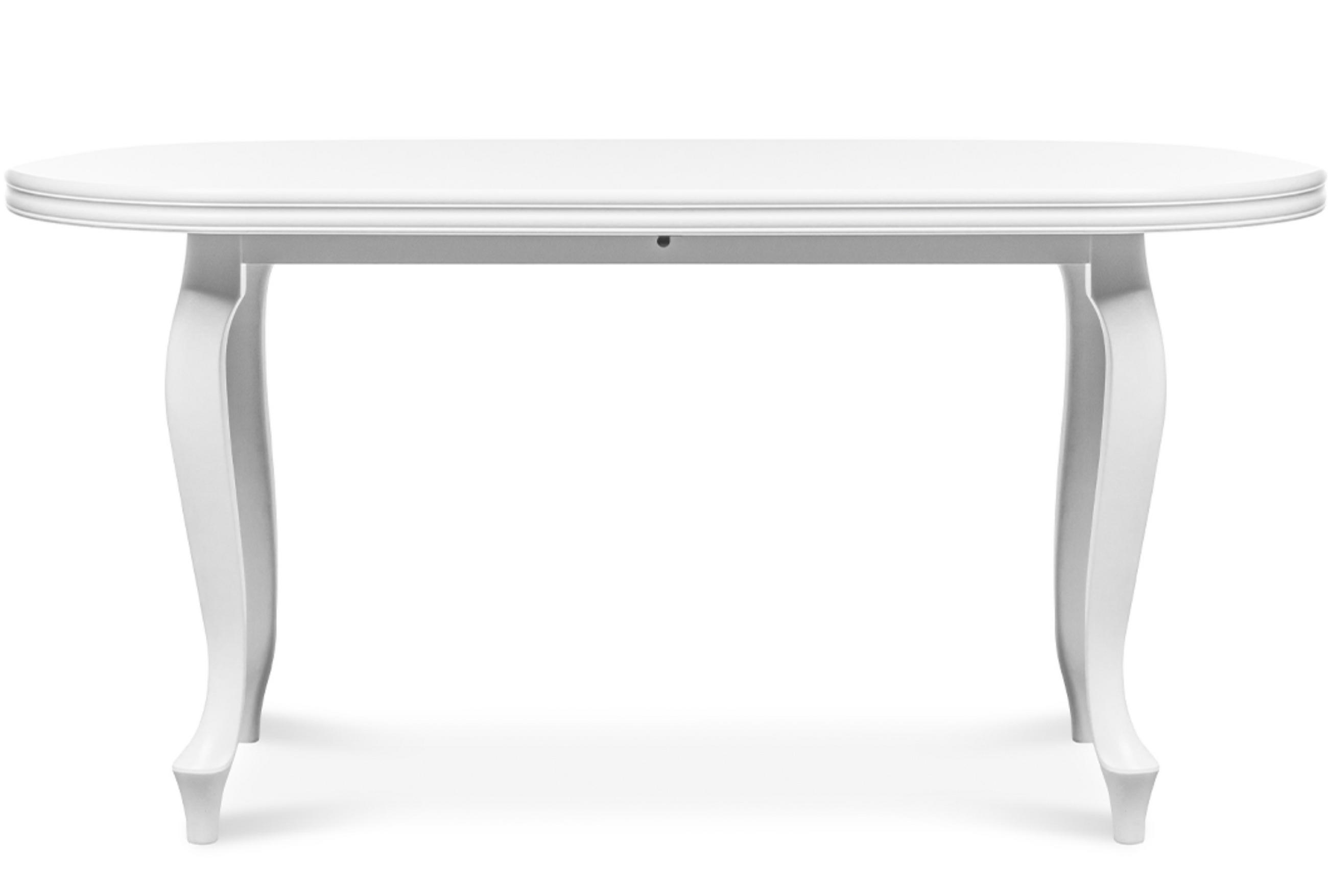 ESSTISCH ALTIS ausziehbar bis 180cm, Weiß - Weiß, Holz (80/140/77cm) - KONSIMO®