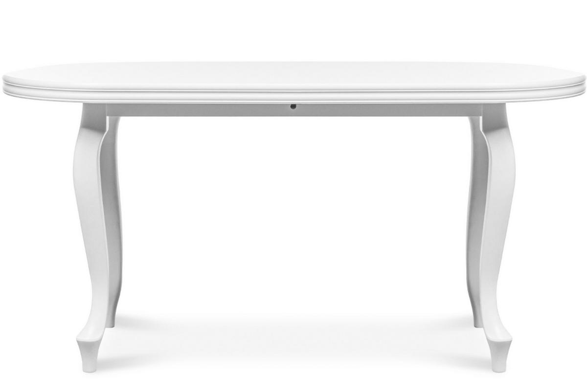 ESSTISCH ALTIS ausziehbar bis 180cm, Weiß - Weiß, Holz (80/140/77cm) - KONSIMO®