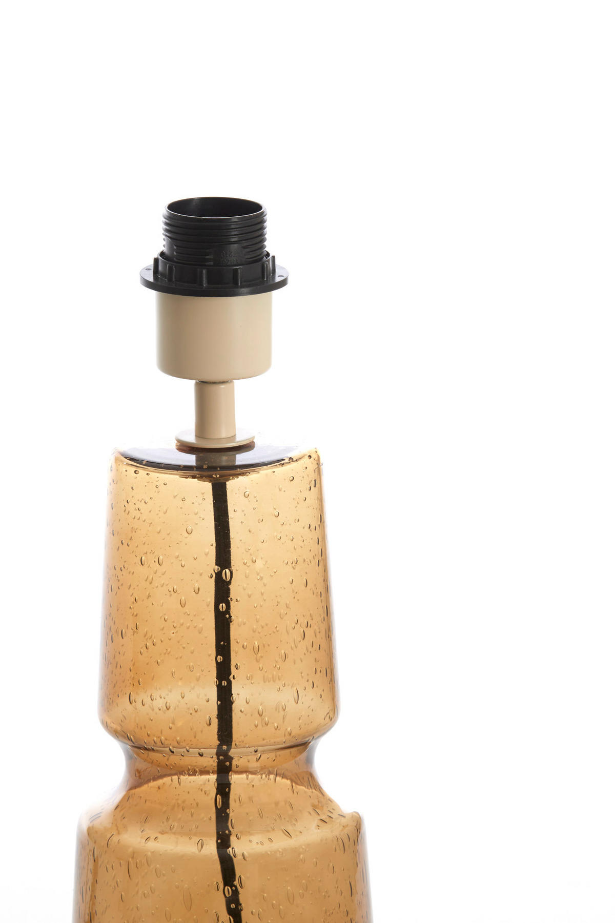 LAMPENFUSS Labin Braun Ø12,5/39 cm - Braun, Glas (12.5/12.5/39cm) - Light & Living