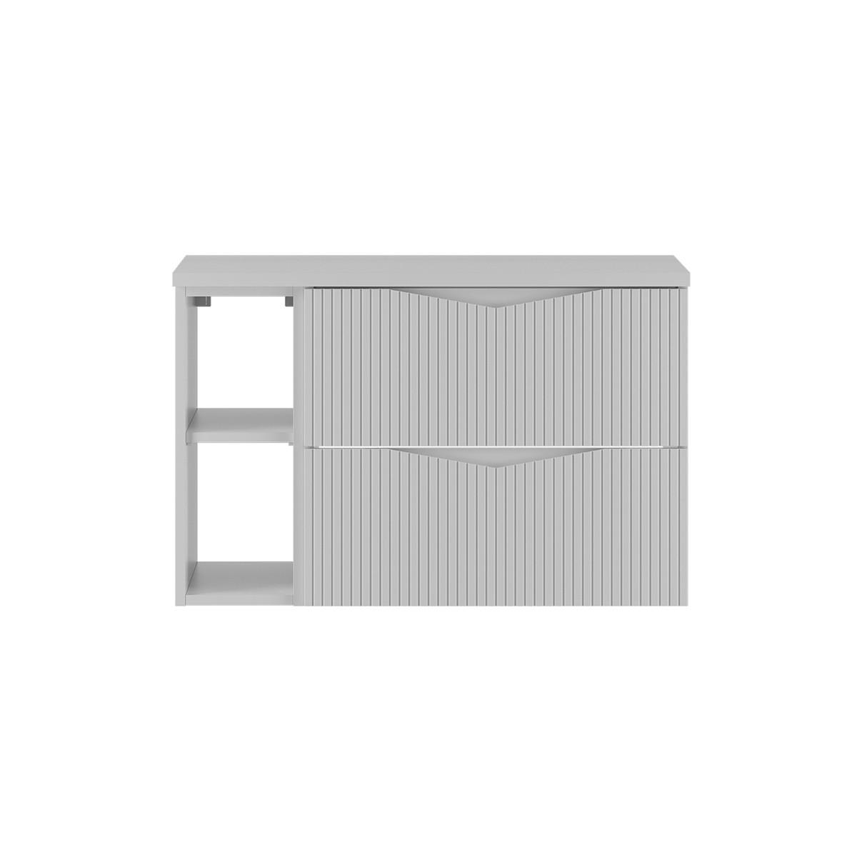 WASCHTISCHUNTERSCHRANK 80.6cm Tao Weiß - Weiß, Holzwerkstoff (80.6/52.2/46.5cm) - Petits-meubles