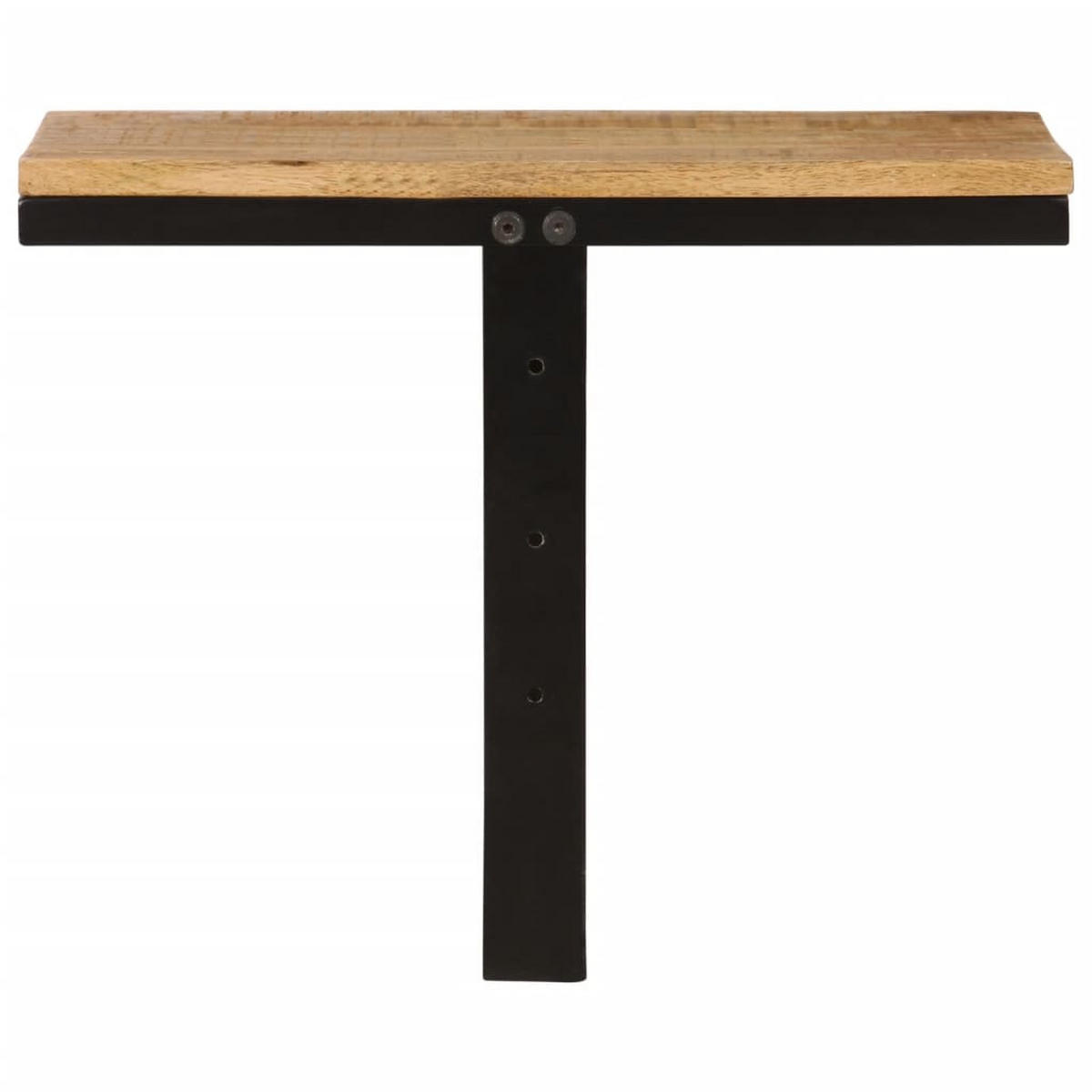 WANDREGAL 40/30/32 cm aus Massivholz Mangod, Eisen - Braun, Holz (40/32/30cm) - vidaXL