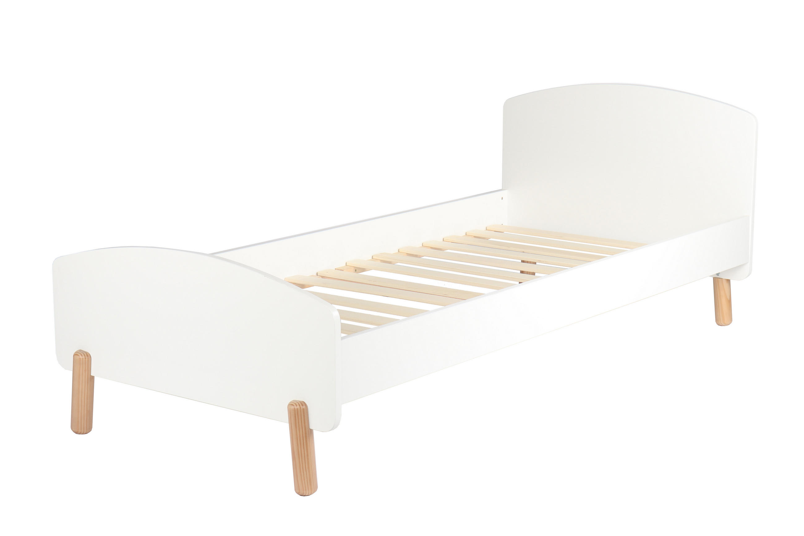 KINDERBETT Rydik inkl. Lattenrost - Weiß, Holz (90/200cm) - TPFLiving