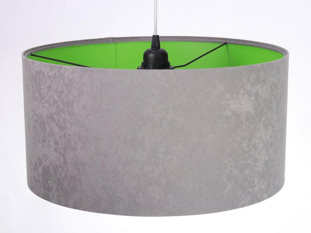 HÄNGELEUCHTE Grau 60/30 cm - Grau/Grün, Kunststoff (60/1.1/30cm) - ONZENO