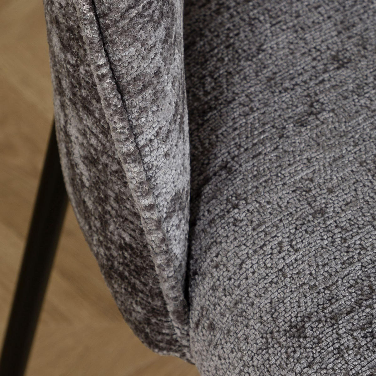 ESSZIMMERSTÜHLE SERENA 2ER-SET - Grau, Textil (46/83/53cm) - IDIMEX