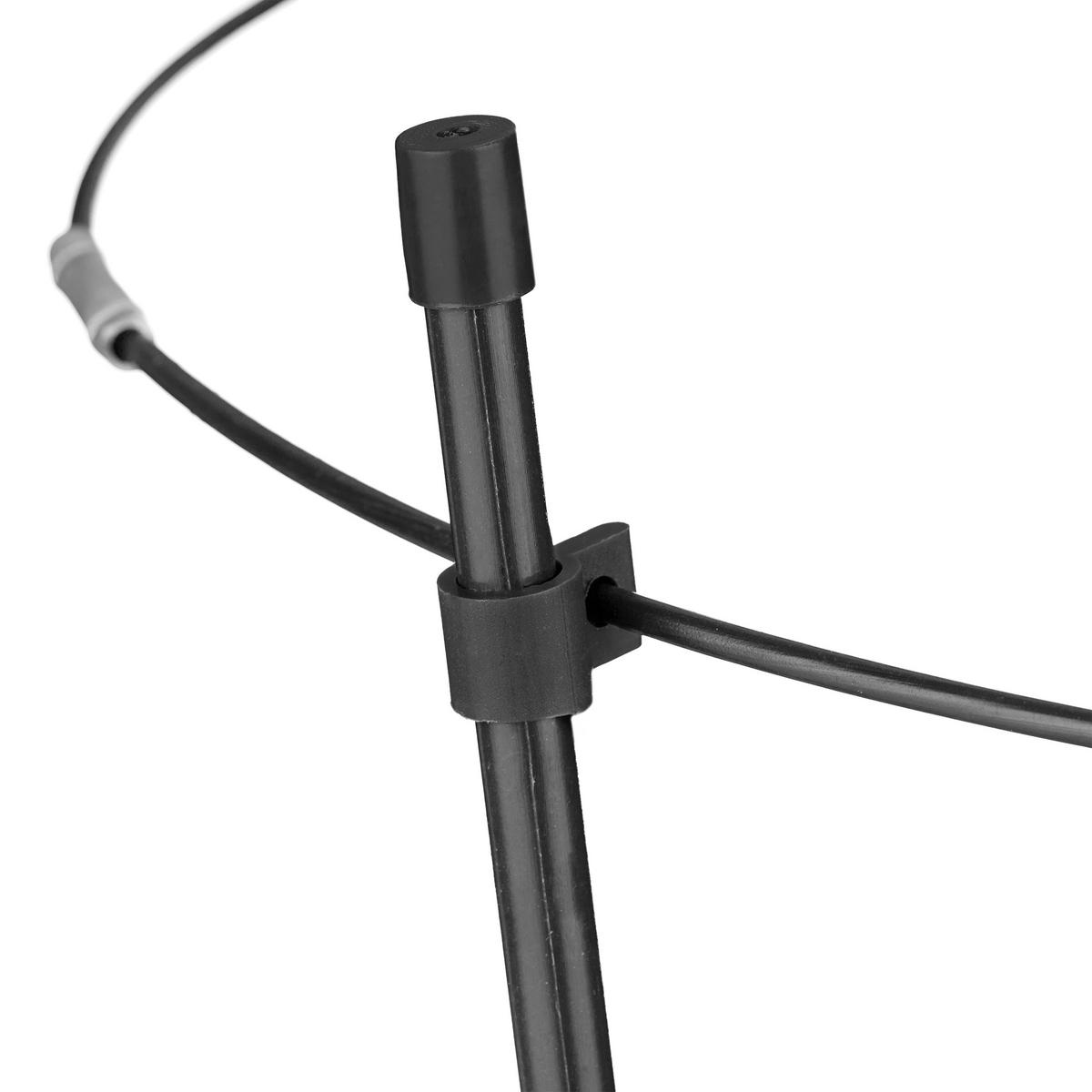 4XRANKHILFE - Schwarz, Kunststoff/Metall (22/60/22cm) - Relaxdays