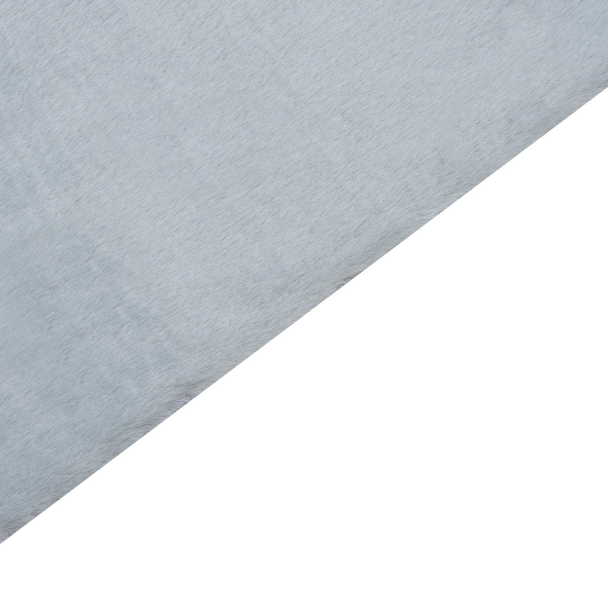 SHAGGY-KUNSTFELLTEPPICH Mirpur 230/160 cm - Grau, Kunststoff (160/230cm) - Beliani