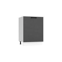 UNTERSCHRANK D60 PC - Morvex - Praktisch und organisiert für Ihre Küche - Anthrazit, Holz/Metall (60/82/52.4cm) - ROYAL24_MARKT