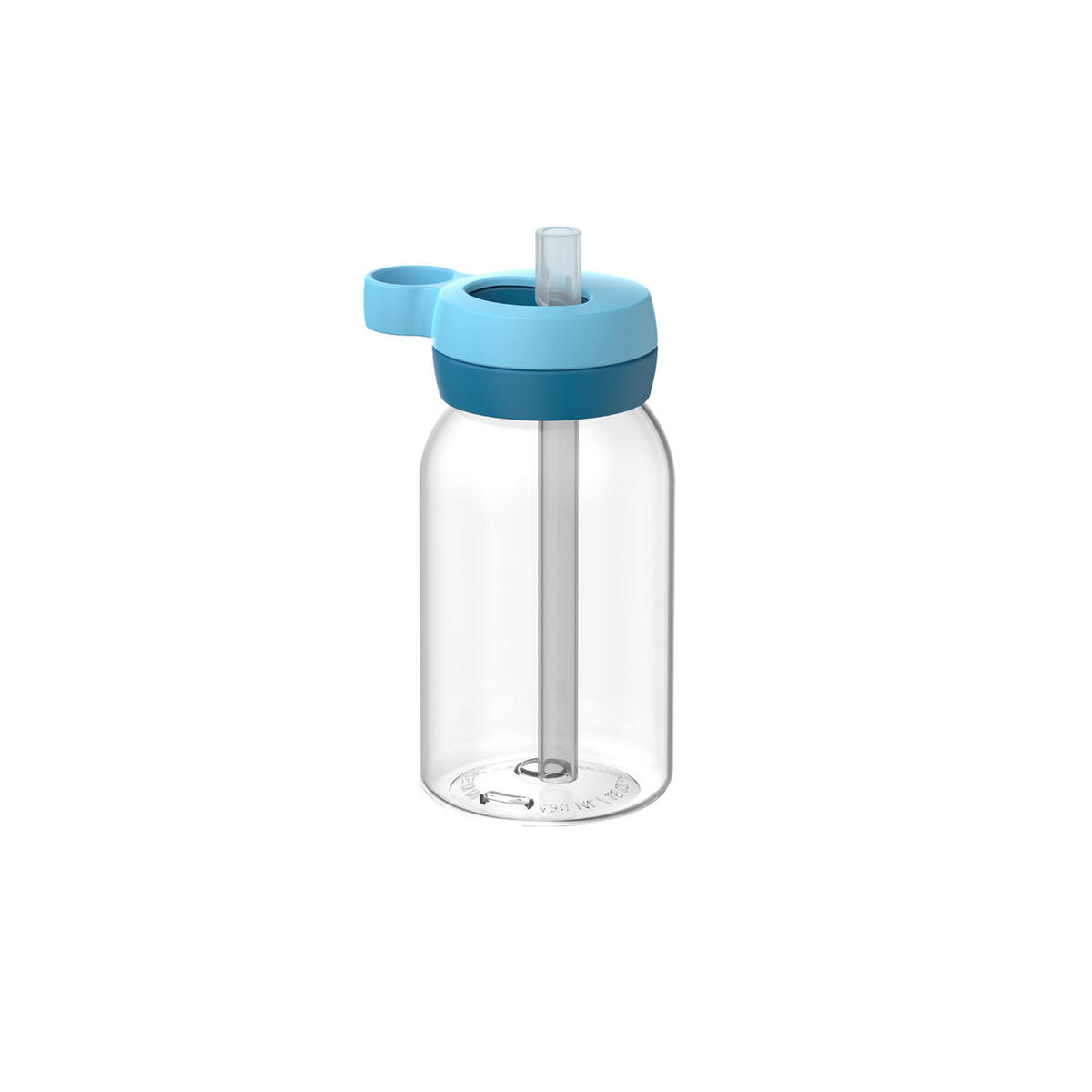 TRINKFLASCHE MIT TRINKHALM Campus Cool Blue 450 ml - Blau, Kunststoff (450L) - Mepal