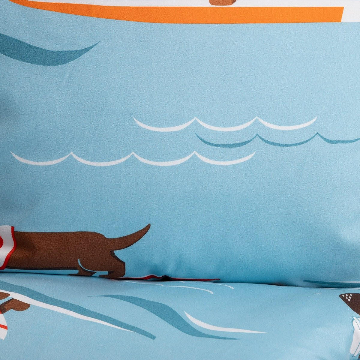 BETTWÄSCHE Longo 140/200 cm - Blau, Textil (140/200cm) - Homla