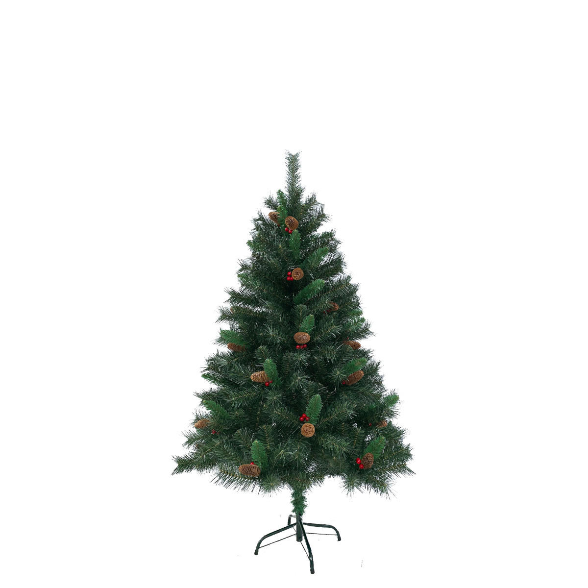 WEIHNACHTSBAUM künstlich - Grün, Kunststoff (90/150cm) - SVITA