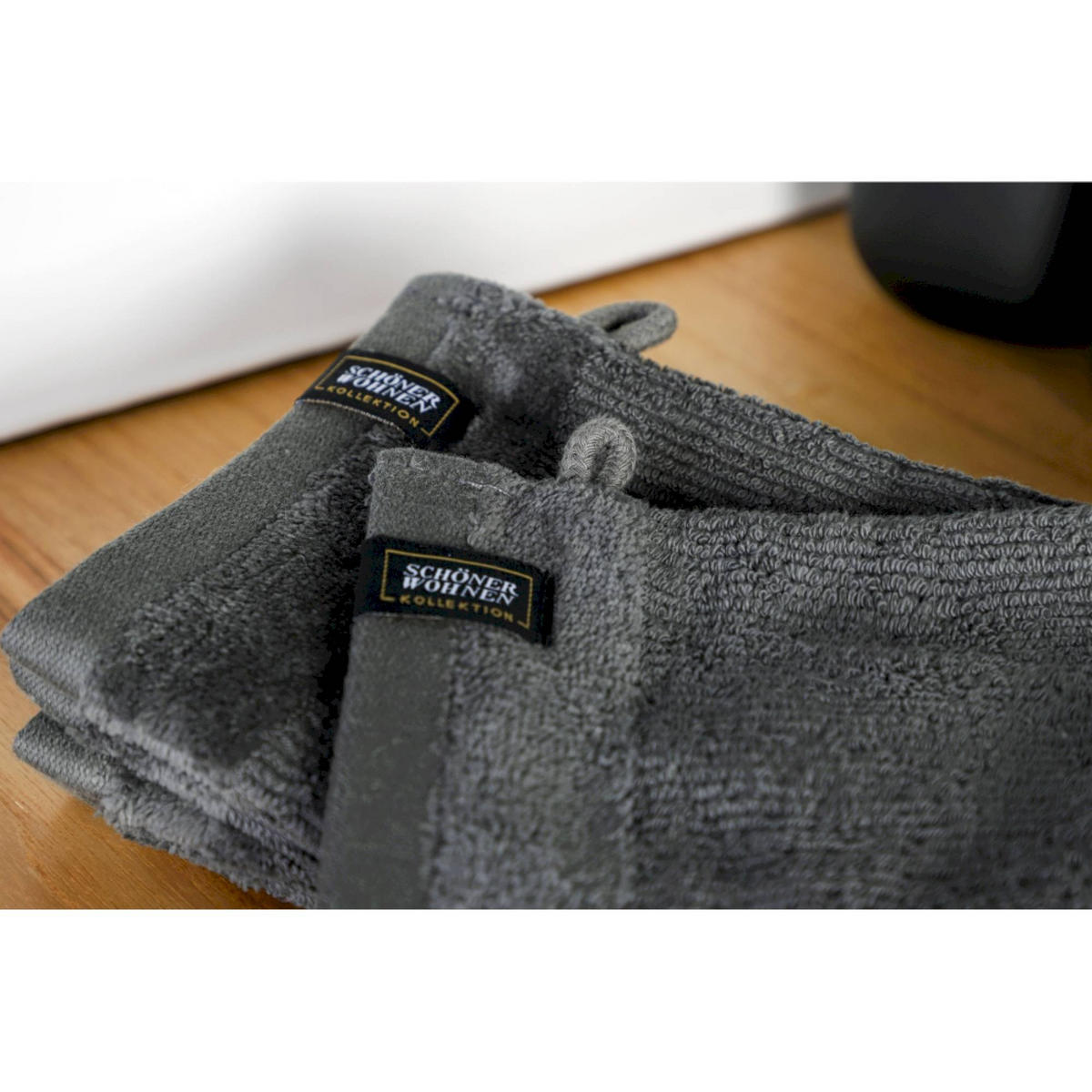 WASCHHANDSCHUH SENSE-6 - Anthrazit, Textil (16/21cm) - Schöner Wohnen