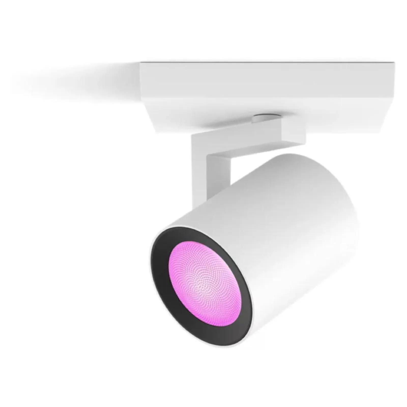 DECKENLEUCHTE Argenta Weiß - Weiß, Metall (9/9/12.6cm) - Philips HUE