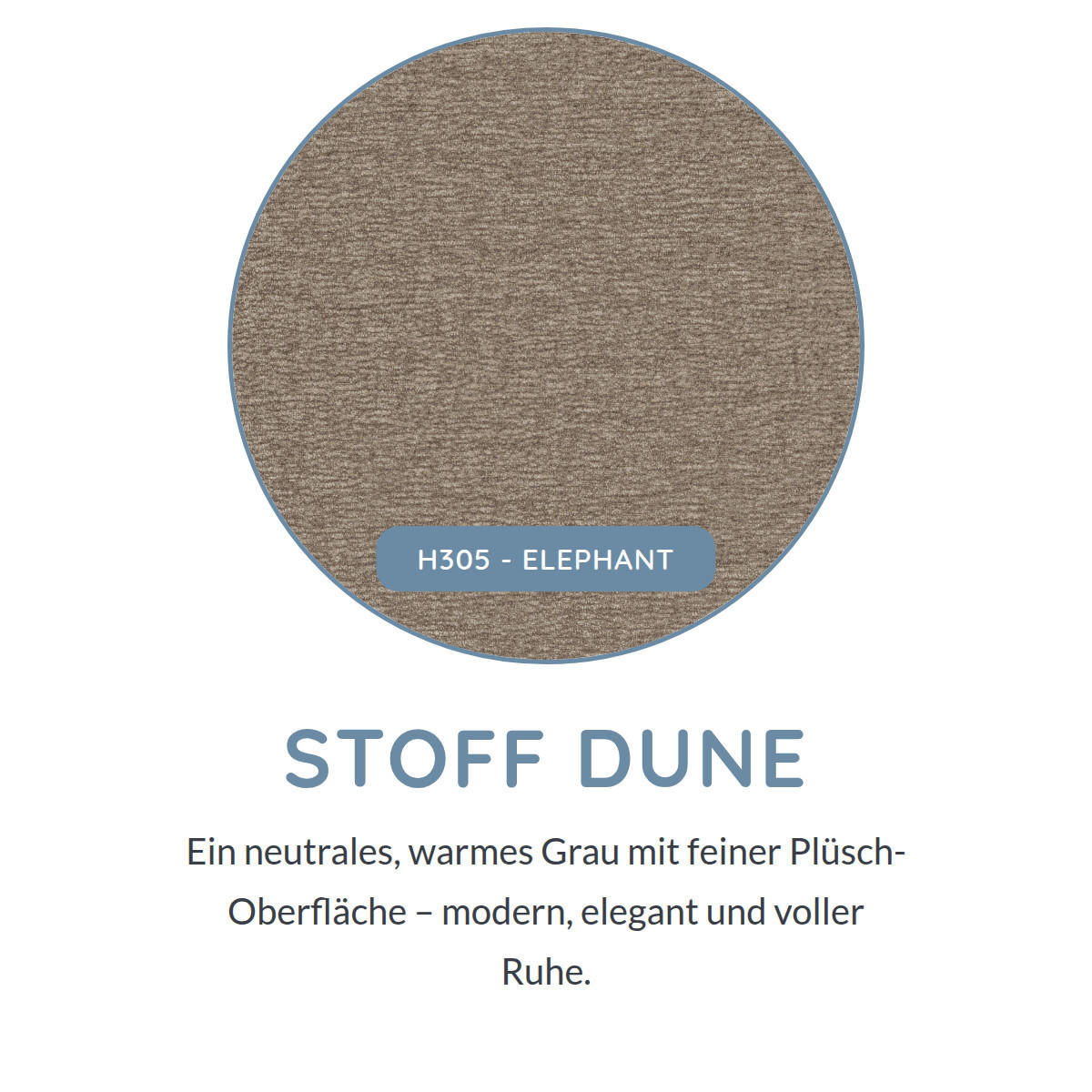BIGSOFA Vannes Chenille Grau 272/134/68 cm - Naturfarben, Kunststoff/Textil (272/68/134cm) - foamnova