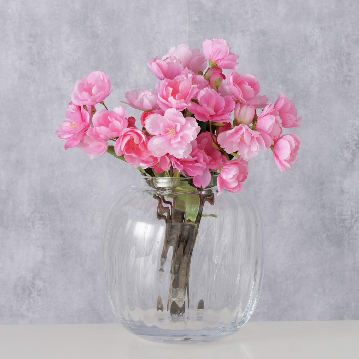 VASE Glas Trial 19 cm - Transparent, Glas (19/19cm) - Boltze Home
