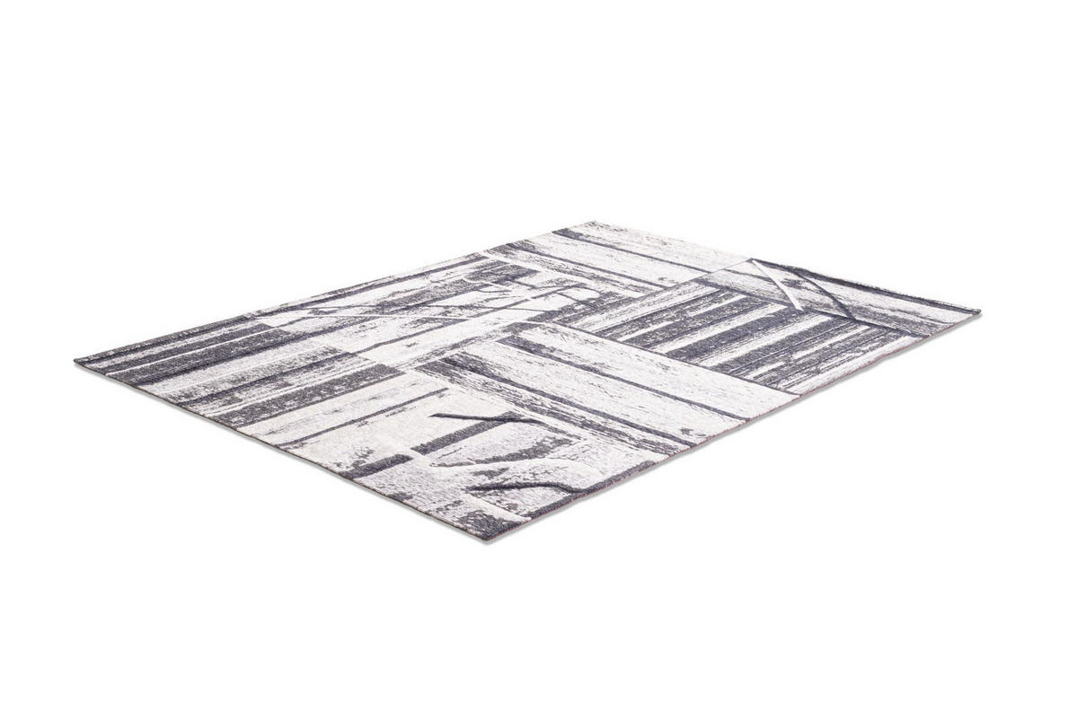 FLACHWEBTEPPICH Keitum 160x230 cm - Grau, Textil (160/230cm) - Sansibar SYLT