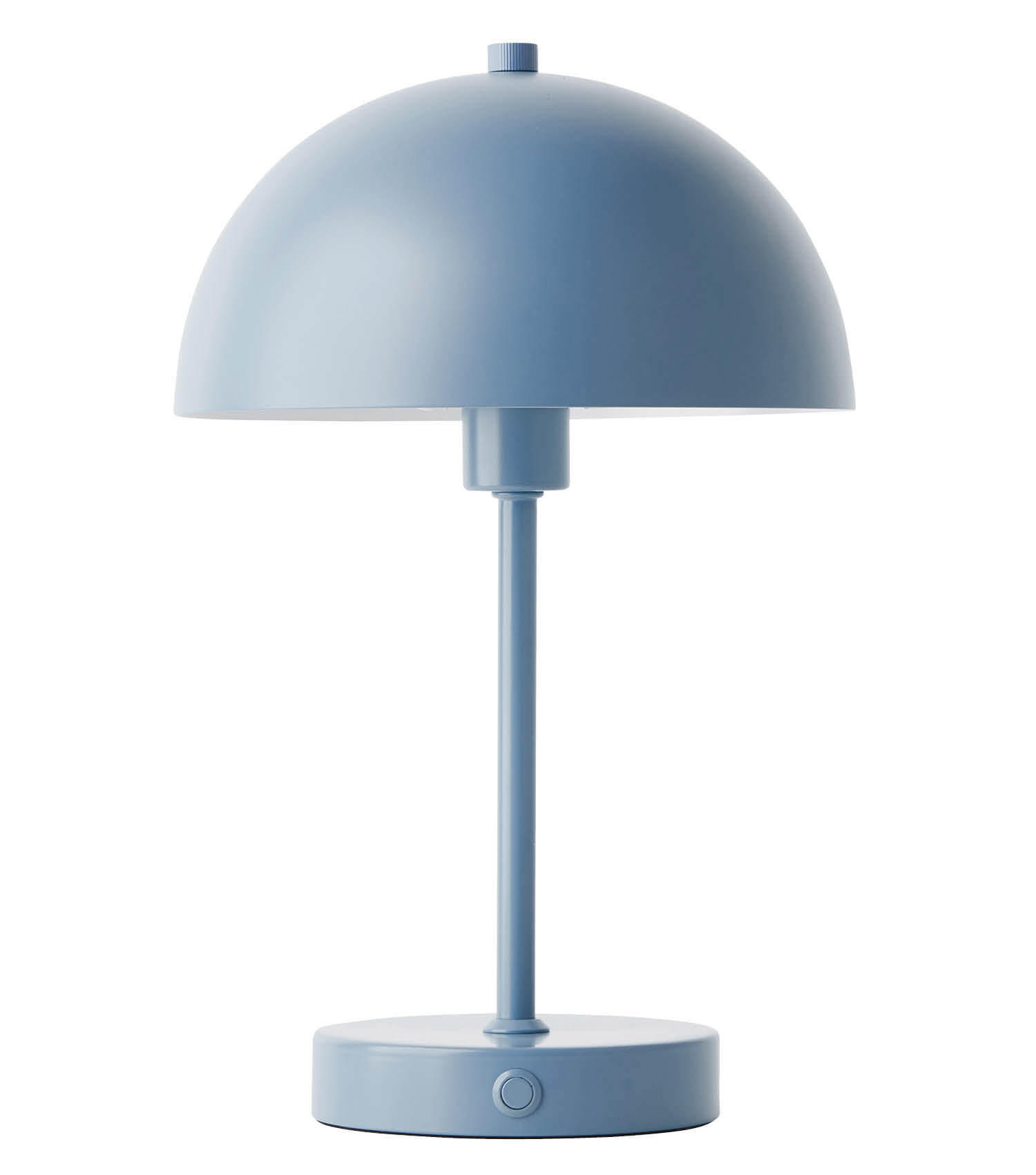 TISCHLAMPE KABELLOS Der Leuchtturm - Blau, Metall (20/20/31.5cm) - Mokebo