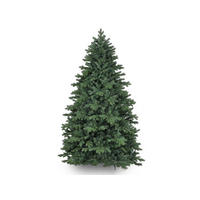 WEIHNACHTSBAUM künstlicher DELUXE BERNARD 150 cm, grün, 2D/3D, 598 Zweige, inkl. Metallständer - Grün, Kunststoff/Metall (104/150cm) - LAALU