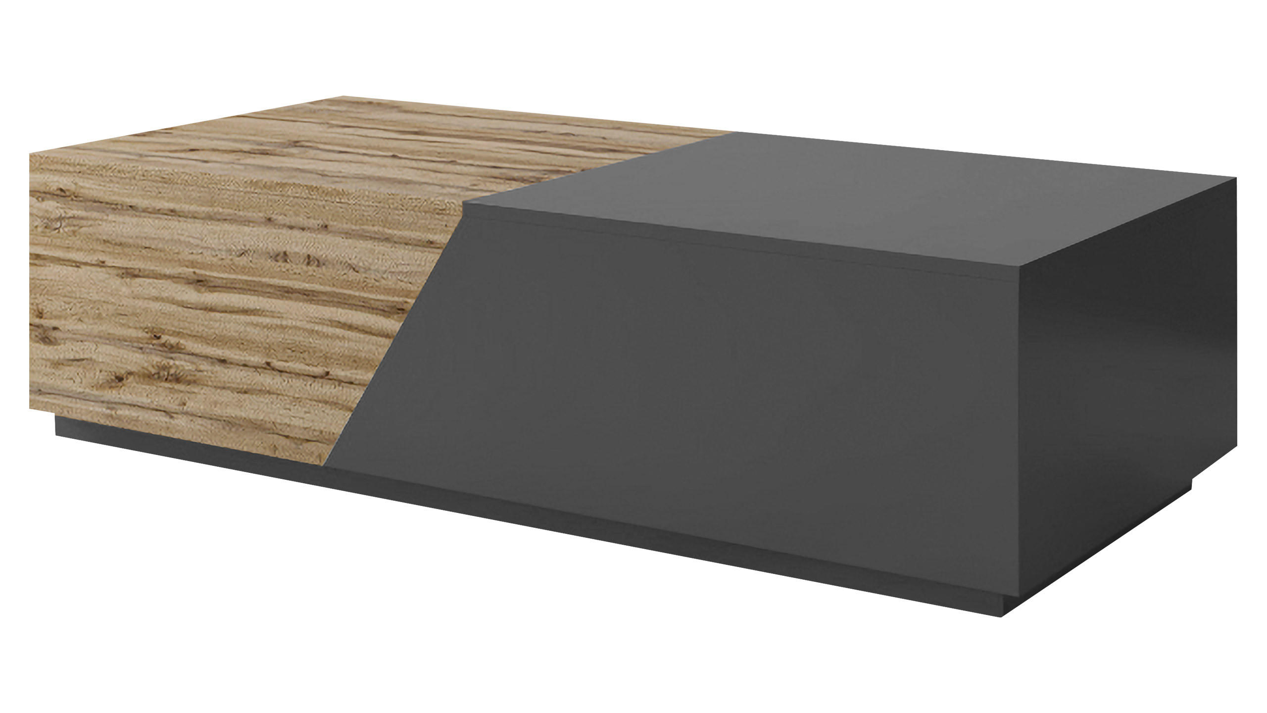 COUCHTISCH Ceelias - Anthrazit, Holzwerkstoff (60/124/42cm) - MIRJAN24