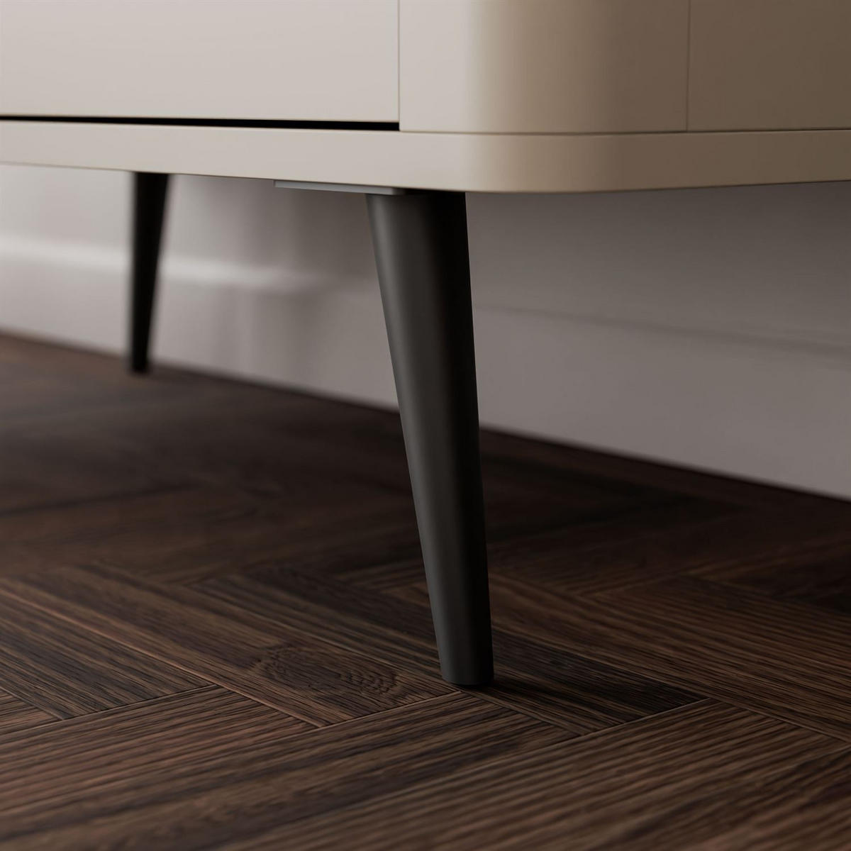 REGAL AUTUMN 2D1S mit Schublade, Kaschmir / Grauer Stein - Beige/Grau, Holzwerkstoff (90/163/40cm) - Lookway