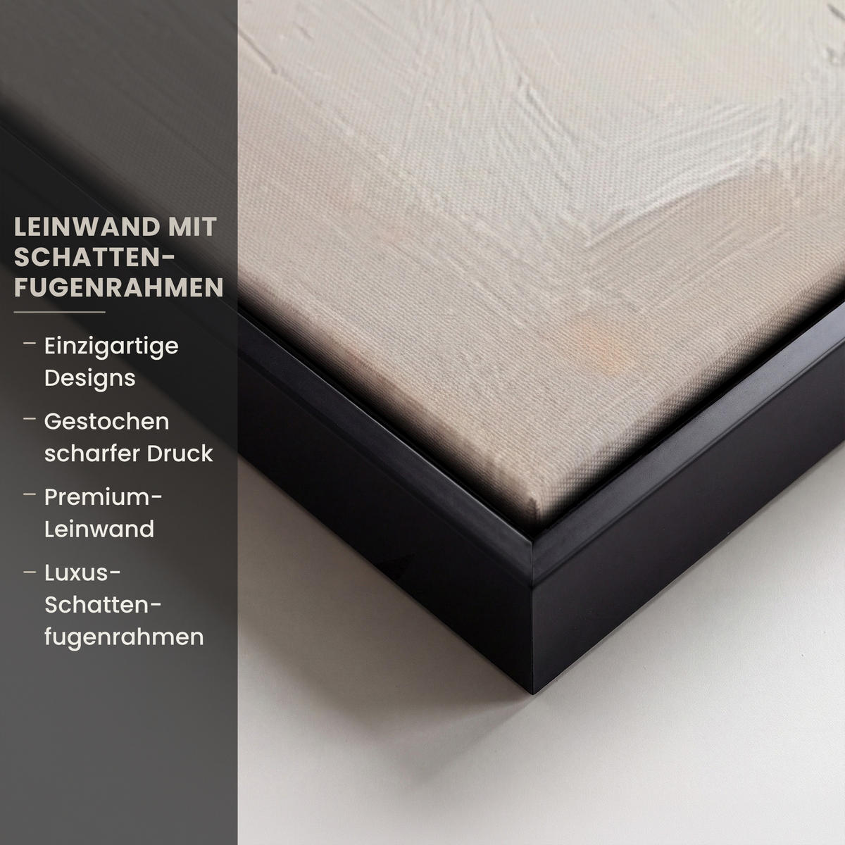 LEINWAND Bilder mit Rahmen - Korb - Eier - Rosa - 90x90 - Beige, Textil (90/90cm) - MuchoWow