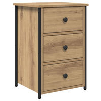 NACHTTISCH Braun 40/36/60 Cm Massives Upgecyceltes Holz - Braun, Holz (36/60/40cm) - vidaXL