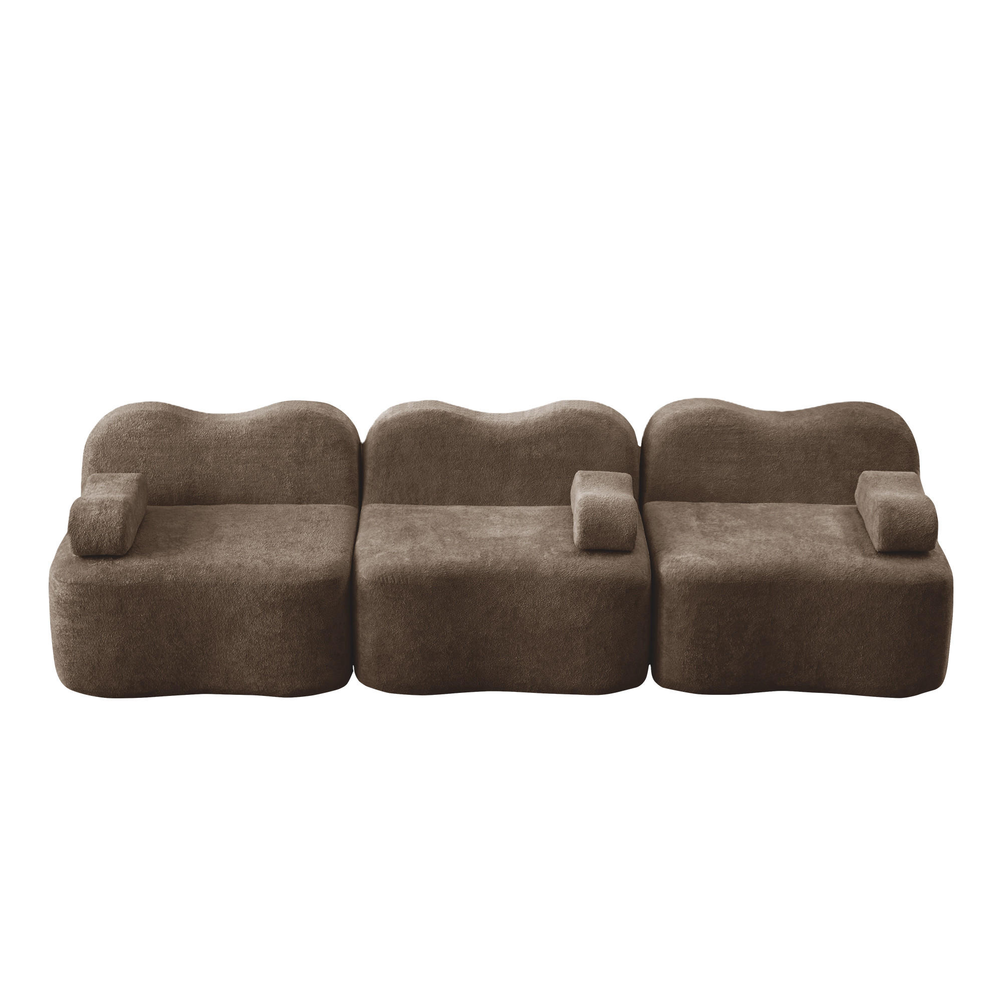 Wishdor 3-Sitzer Braun 288x70x98 cm
