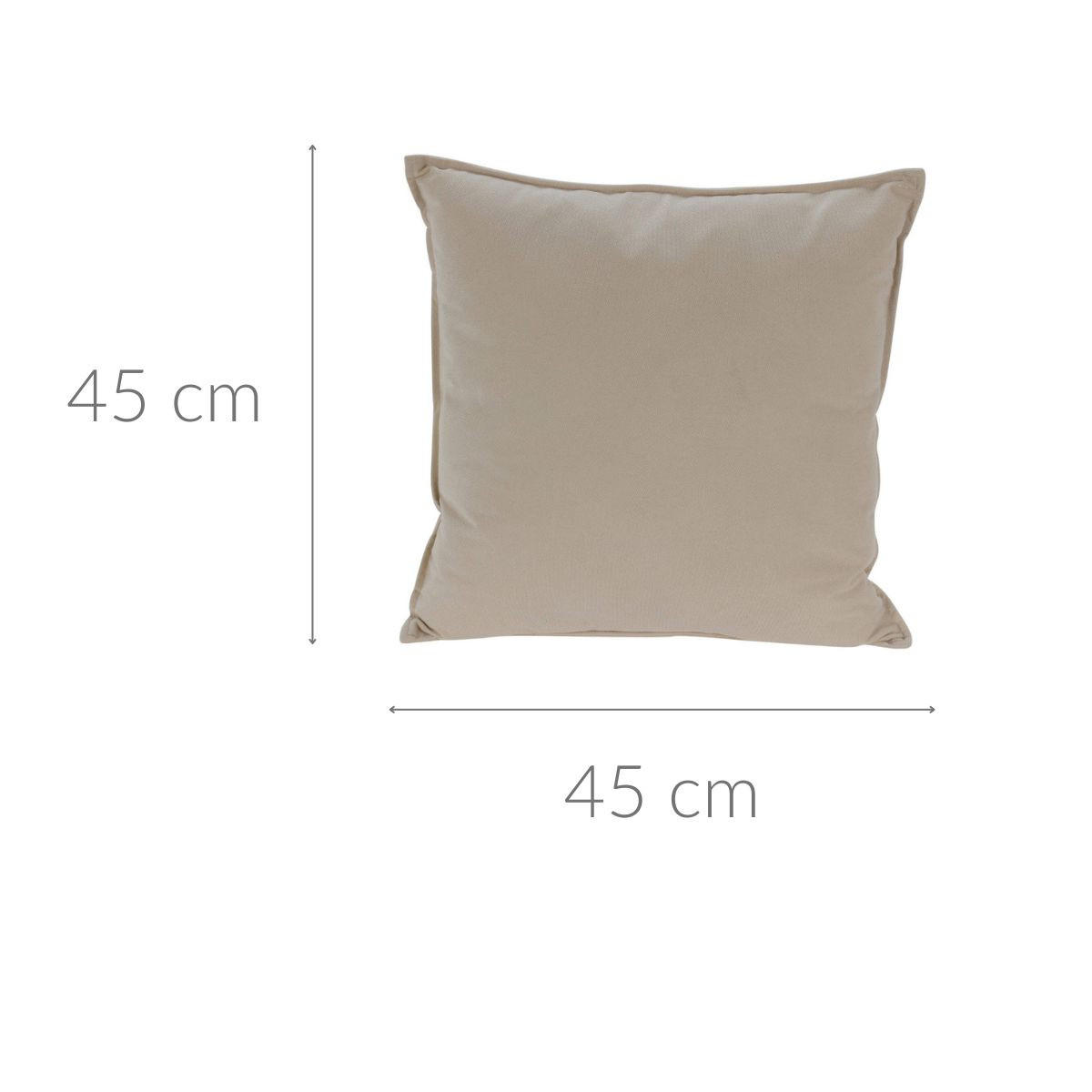 DEKOKISSEN 45/45 cm - Beige, Textil (45/45cm) - Home Styling Collection