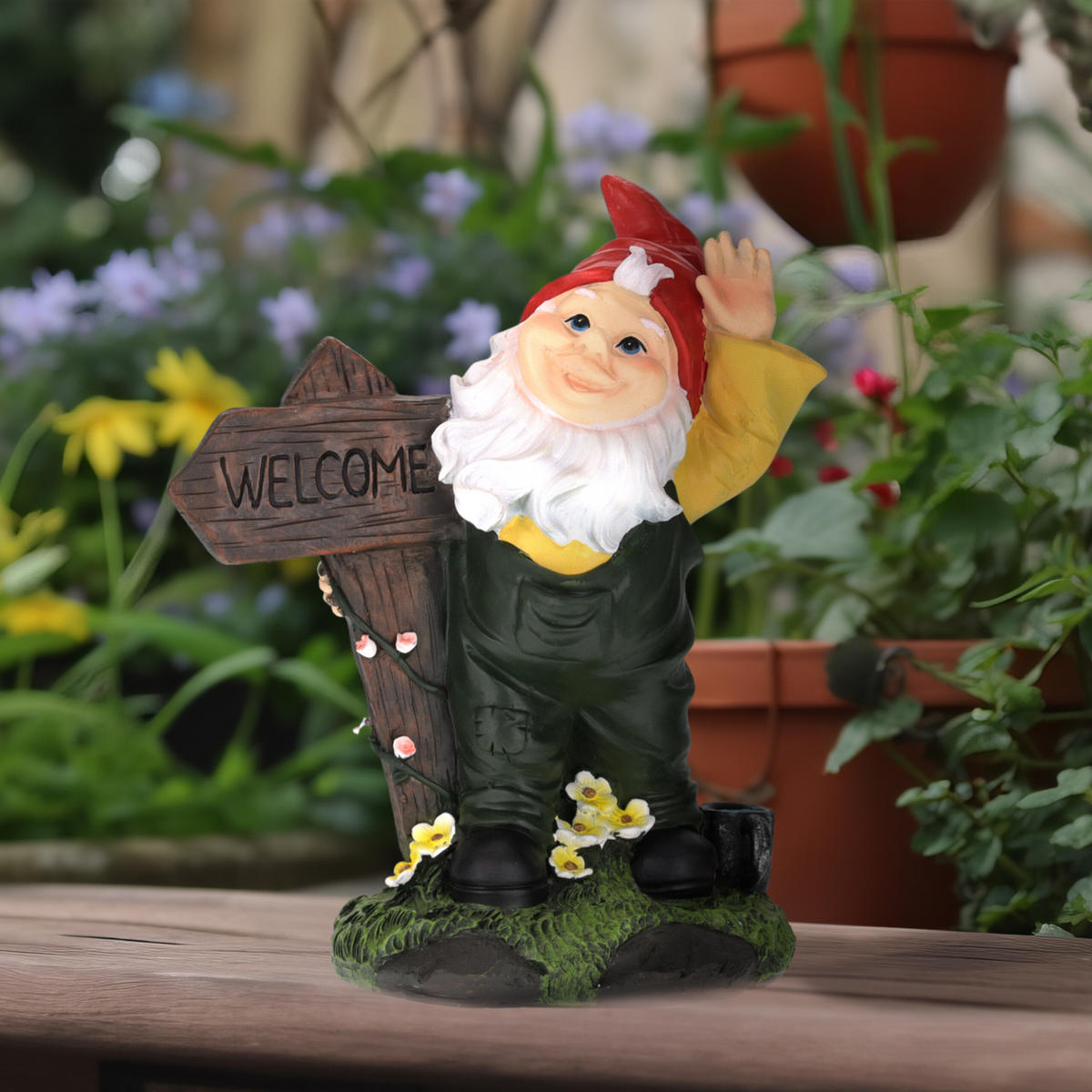 GARTENZWERG - Multicolor, Kunststoff (22/27/12cm) - Relaxdays