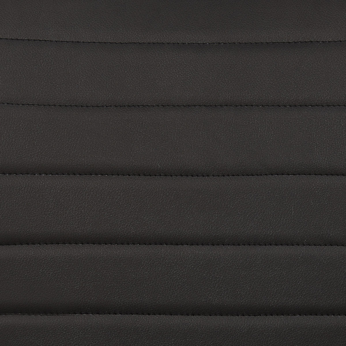 ESSZIMMERSTUHL 2er-Set Kunstleder Schwarz Buford - Schwarz, Textil/Metall (52/87/54cm) - Beliani