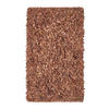 SHAGGY-TEPPICH Dallas 150/240 cm - Cognac, Leder (150/240cm) - Homescapes
