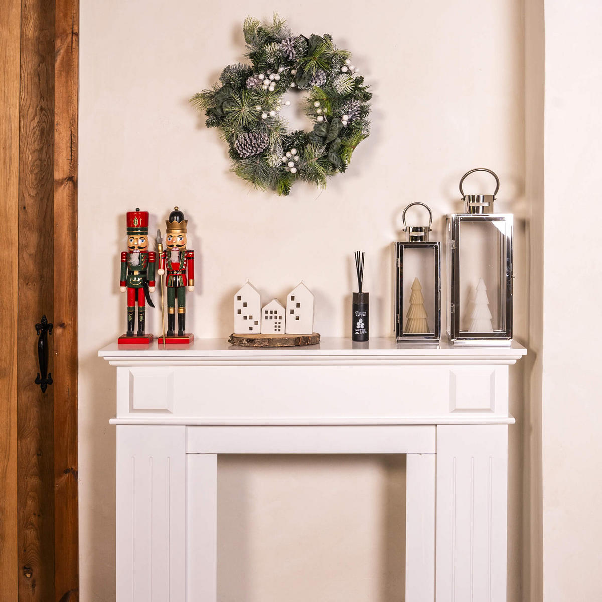 NUSSKNACKER Dekofigur 35 cm - Grün, Holz (8/35/10cm) - Mobili Rebecca