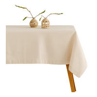 TISCHDECKE Sausa 145x220, Beige - Beige, Textil (220/145/1cm) - home&you