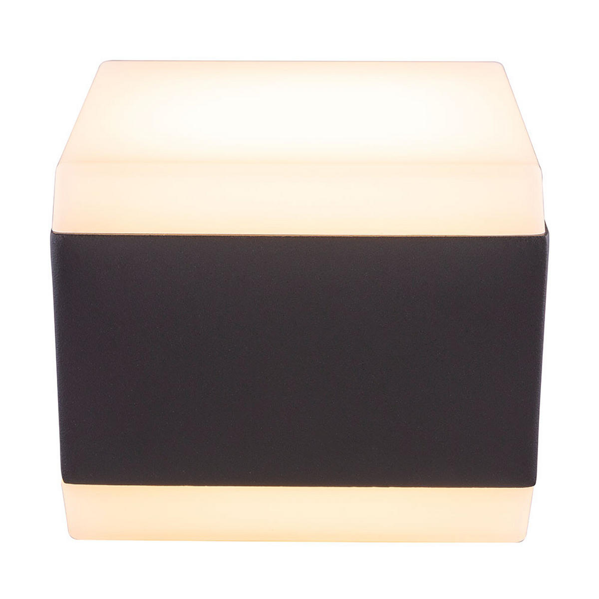 WANDLEUCHTE SLICE LED Aluminium Anthrazit, Up & Down - Anthrazit, Metall (11/9/14cm) - Globo Lighting
