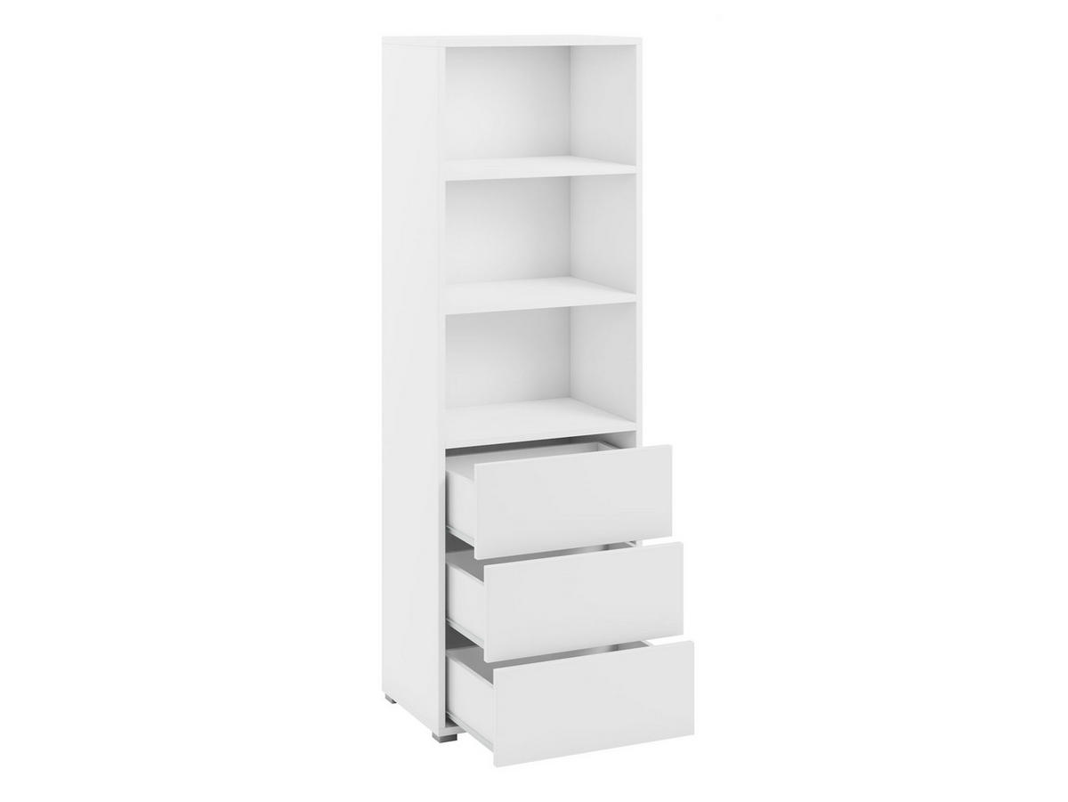 BÜCHERREGAL Gesita - Silberfarben/Weiß, Holzwerkstoff/Kunststoff (60/178/40cm) - MIRJAN24