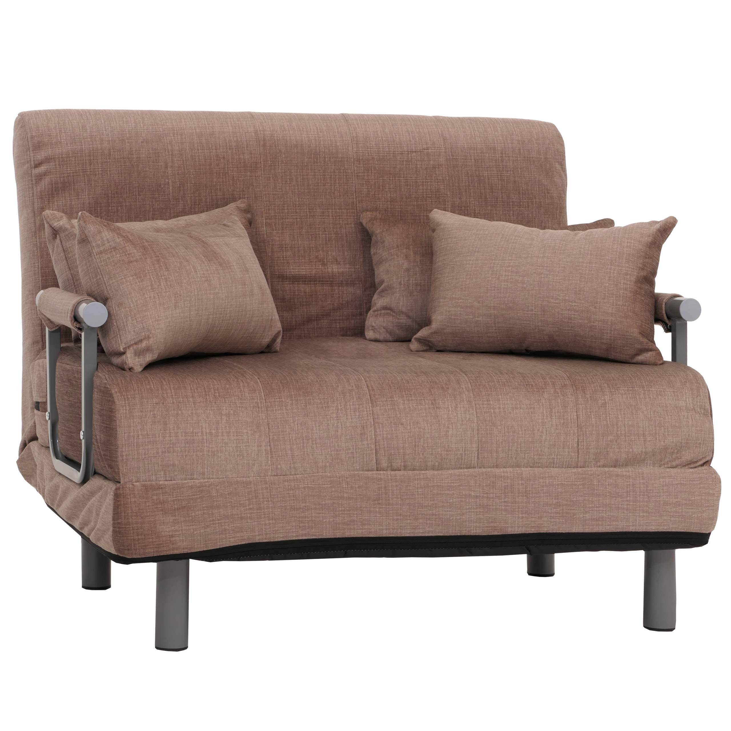 SCHLAFSESSEL Braun - Braun, Textil (105/80/190cm) - MCW