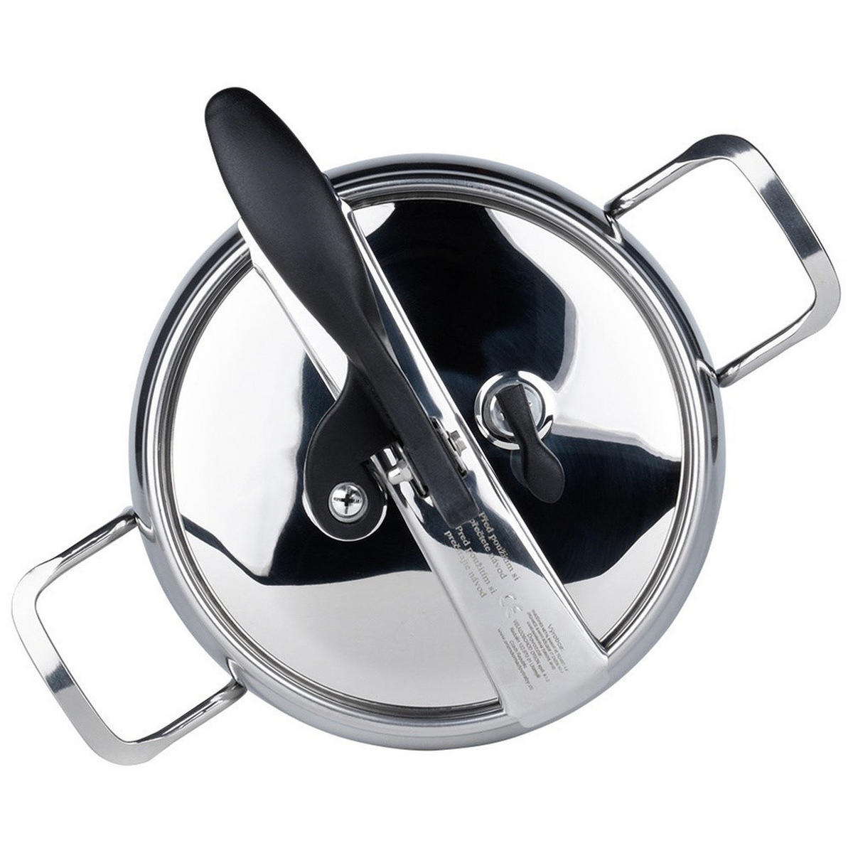 SCHNELLKOCHTOPF Profi silber - Silberfarben, Metall (7L) - Orion 