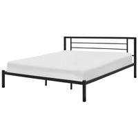 METALLBETT 180/200 cm Schwarz Cusset - Schwarz, Metall (180/200cm) - Beliani