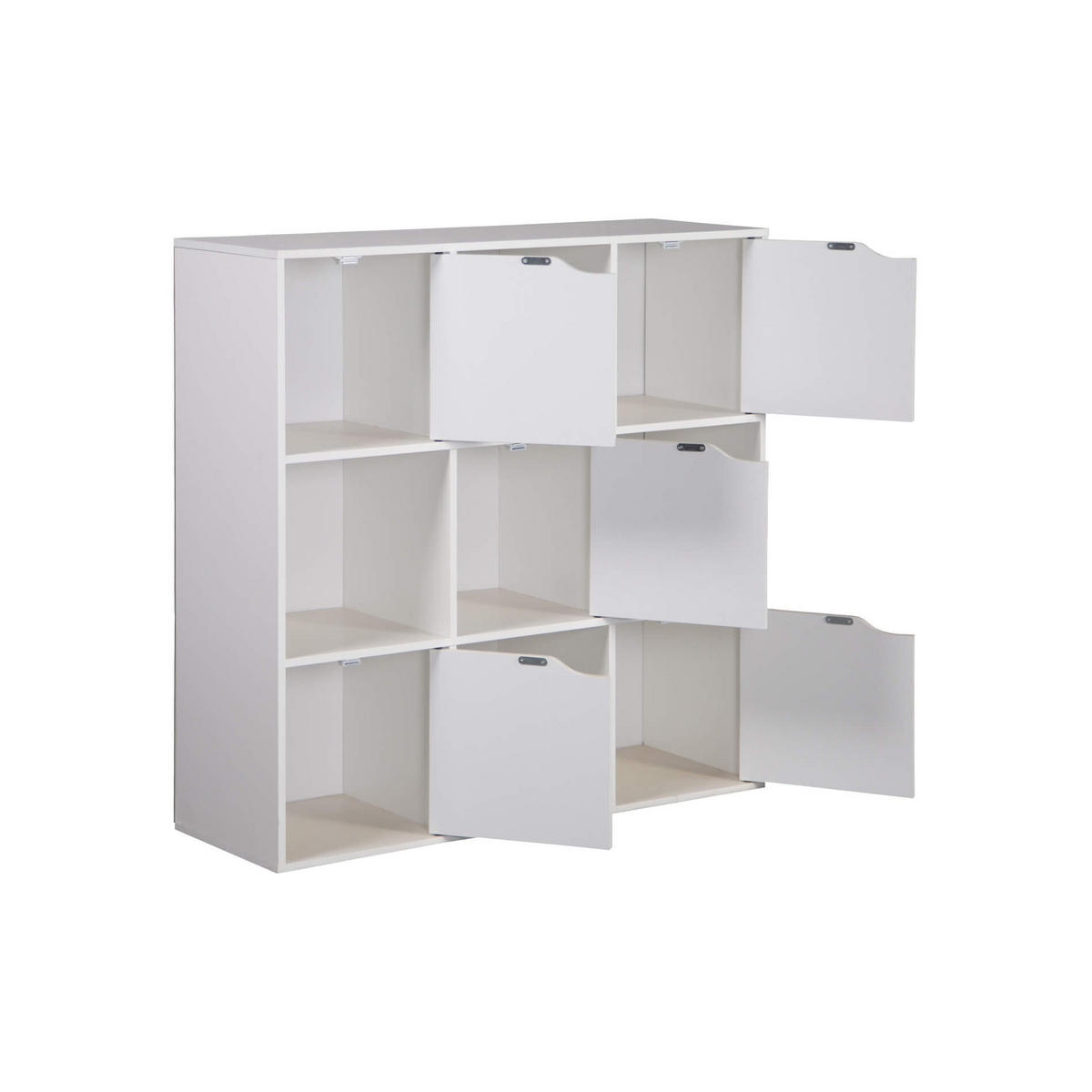 BÜCHERREGAL Weiß 30/90/90 cm - Weiß, Holzwerkstoff (90/90/30cm) - Mobili Rebecca