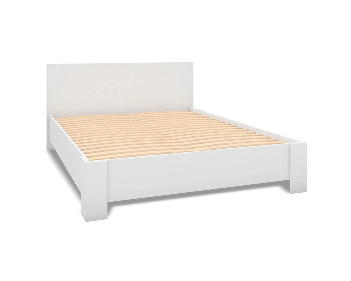 JUGENDZIMMER-SET SIMO G 3-teilig in Weiß - Weiß, Holzwerkstoff (409/180/207cm) - Deine Möbel 24