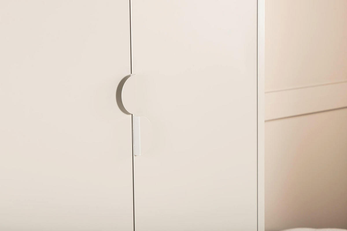 KLEIDERSCHRANK, Piring, Beige, Stahl, 85 x 45 x 183 cm - Beige, Metall (85/183/45cm) - ebuy24