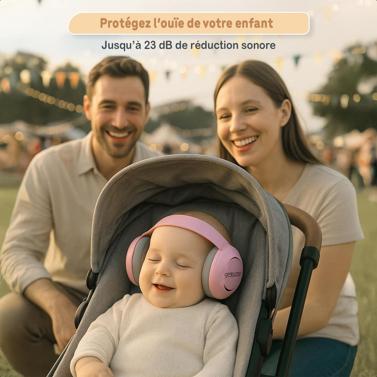 OHRENSCHÜTZER für Baby und Kinder 0-36 Monate Rosa - Pink, Kunststoff (7/5cm) - Twinky