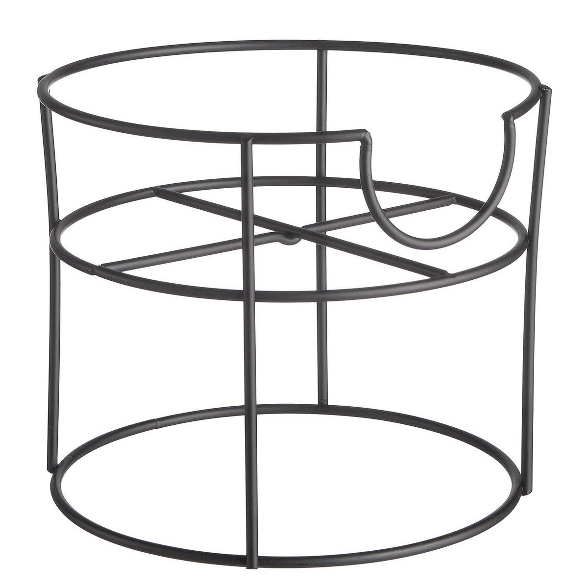 STÄNDER FÜR GETRÄNKESPENDER Fountain - Schwarz, Metall (19/16/19cm) - Butlers