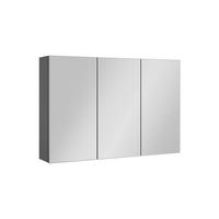 KOPALNIŠKA OMARICA Z OGLEDALOM Lavia, Antracit, 90 x 60.2 cm - antracit, leseni material (90/170/17cm) - Vicco