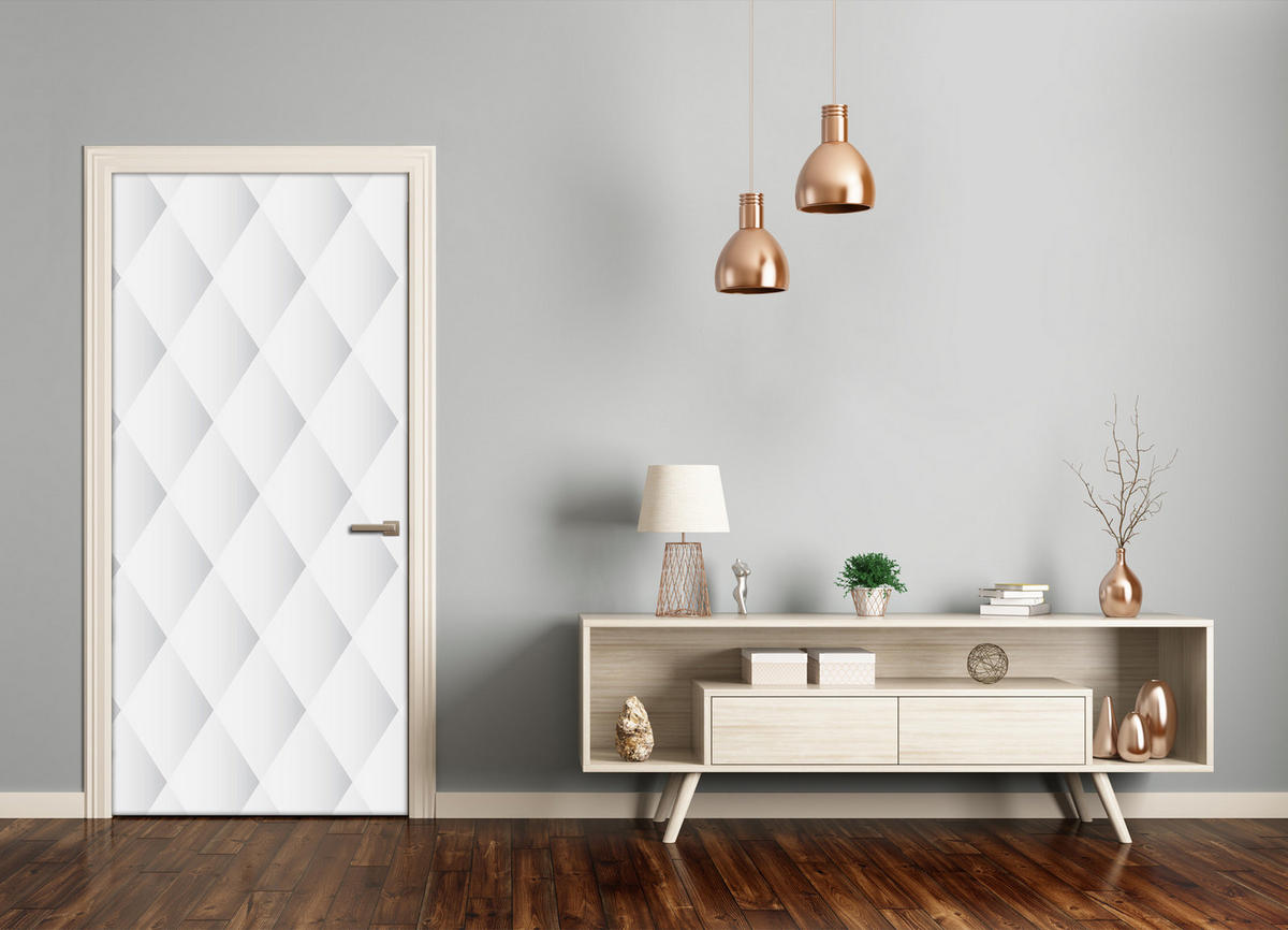 TÜRAUFKLEBER 85x205 cm Dekorativ für Türen - Weiß, Kunststoff (85/205/0.01cm) - TULUP