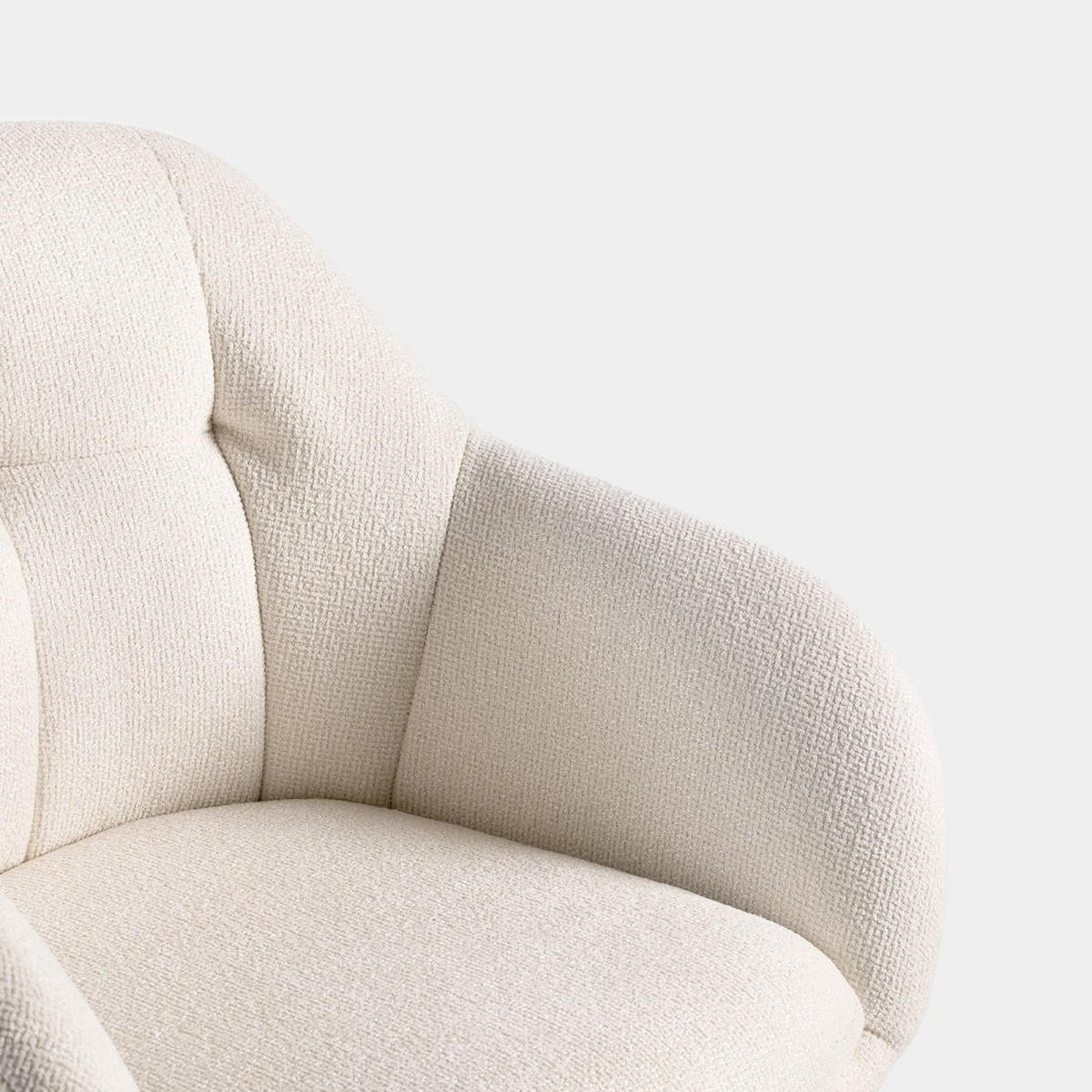 SCHREIBTISCHSTUHL Neka Beige 60 cm x 79-89 cm - Beige, Metall (60/79/62cm) - Klast Home