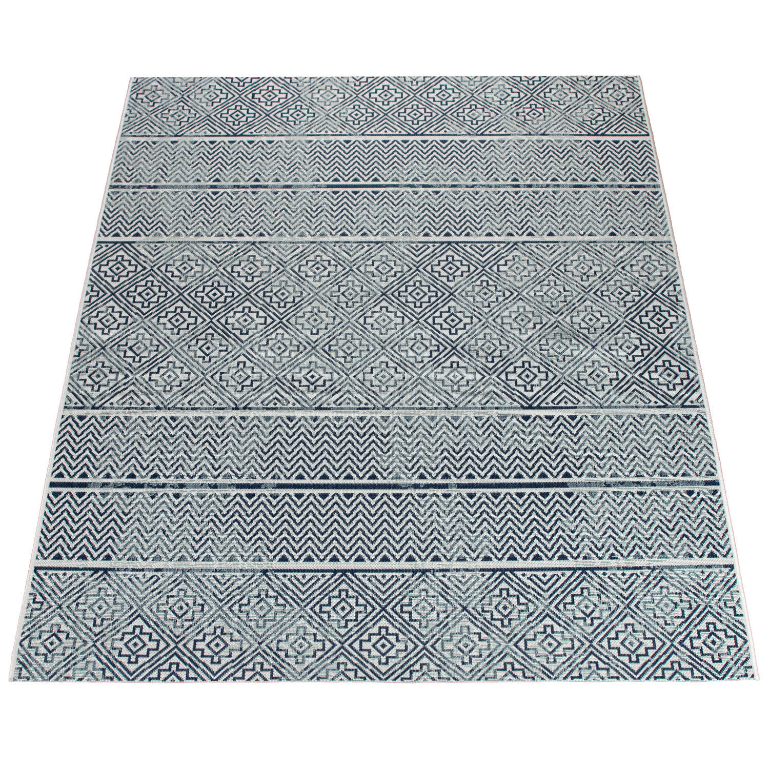 OUTDOORTEPPICH 160/230 cm Ostende 549 - Blau, Textil (160/230cm) - Paco Home