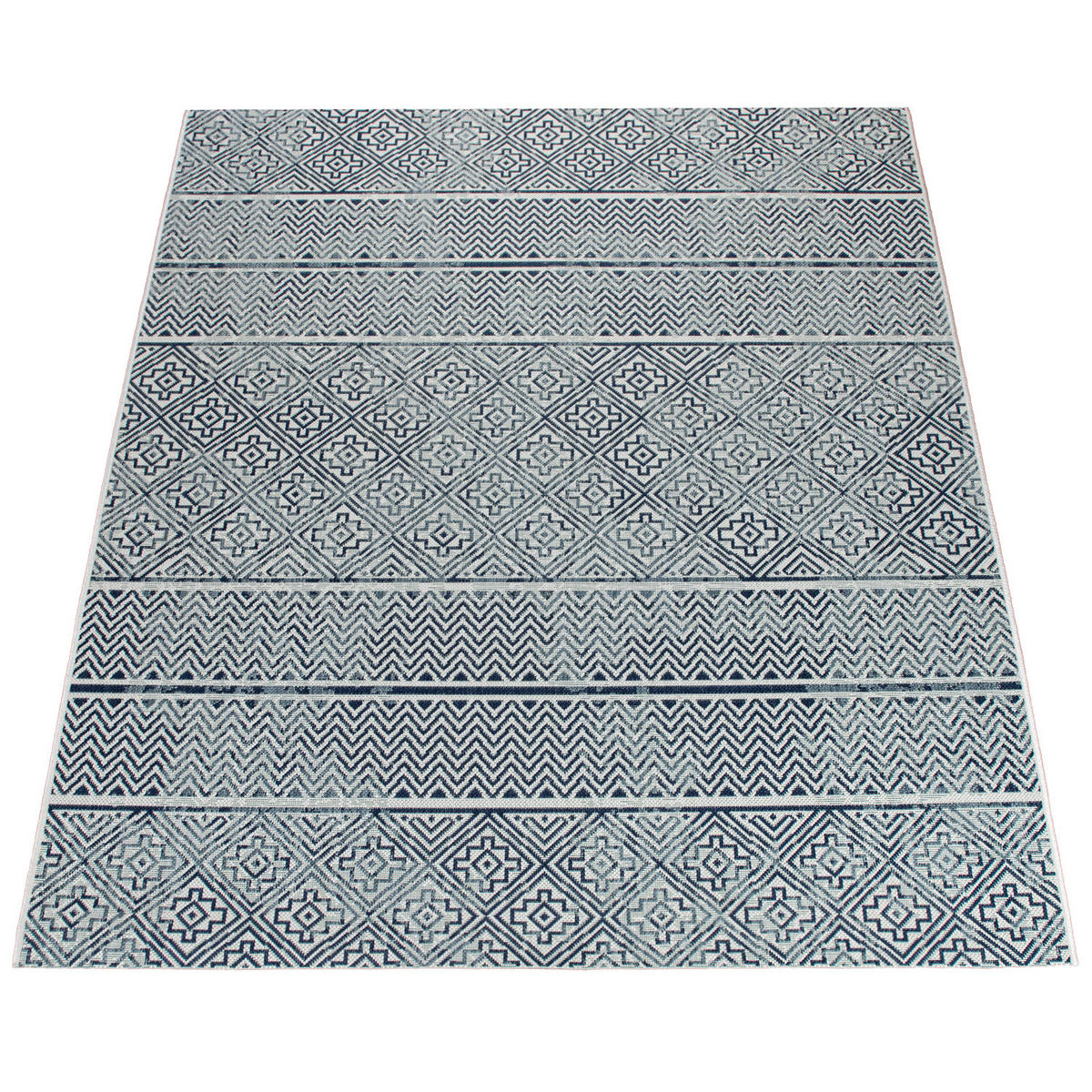 OUTDOORTEPPICH 160/230 cm Ostende 549 - Blau, Textil (160/230cm) - Paco Home