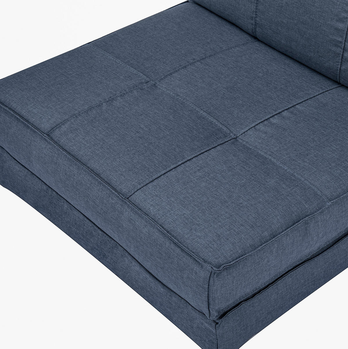 BODENSESSEL 3-in-1 mit verstellbarer Rückenlehne 61/73/58 cm Blau - Blau, Textil (73/58/61cm) - Redom