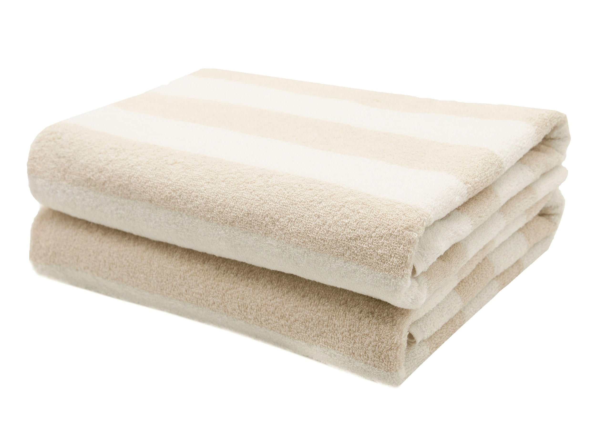 DUSCHTÜCHER, 2er-Set, 75x140 cm, 100% Baumwolle, Braun - Beige, Textil (75/140cm) - Zollner